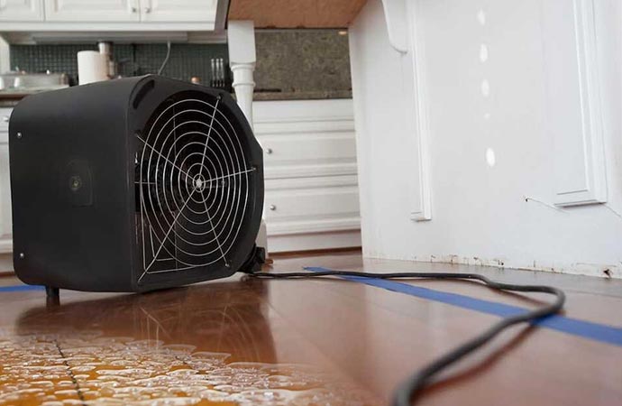Water damage restoration