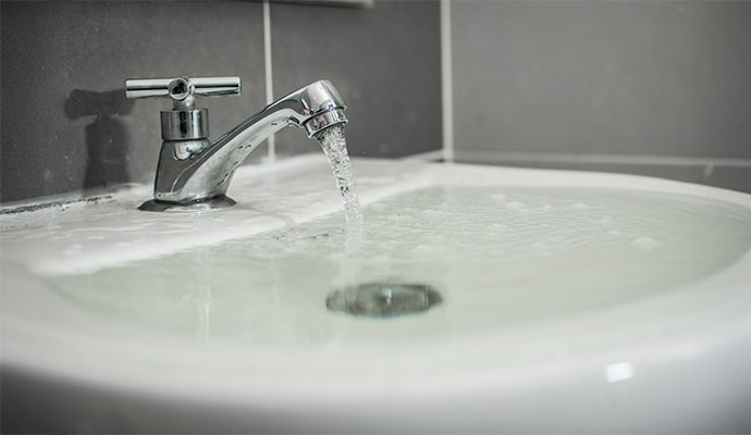 Bathroom sink overflow